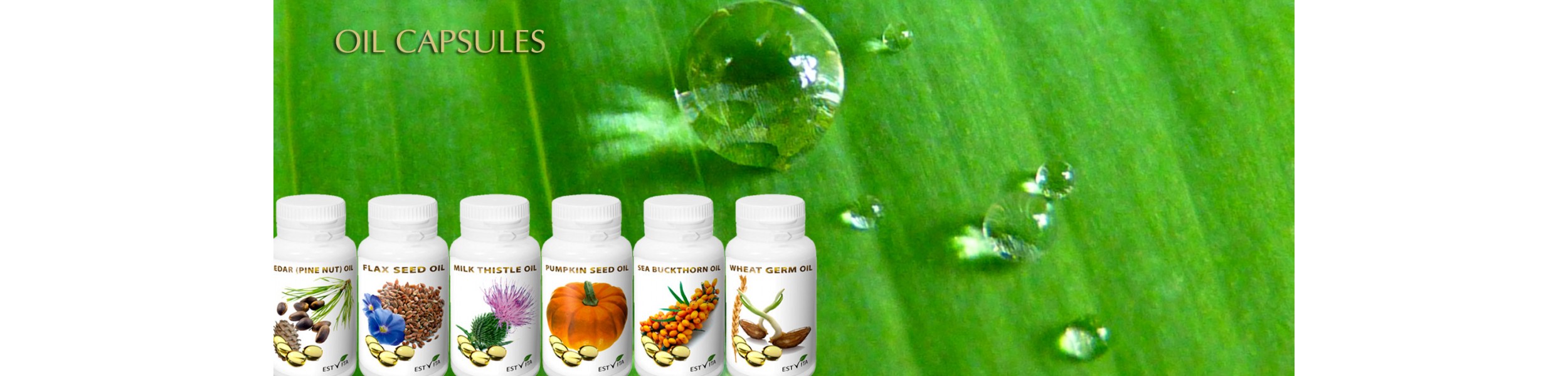 Cold pressed oil capsules